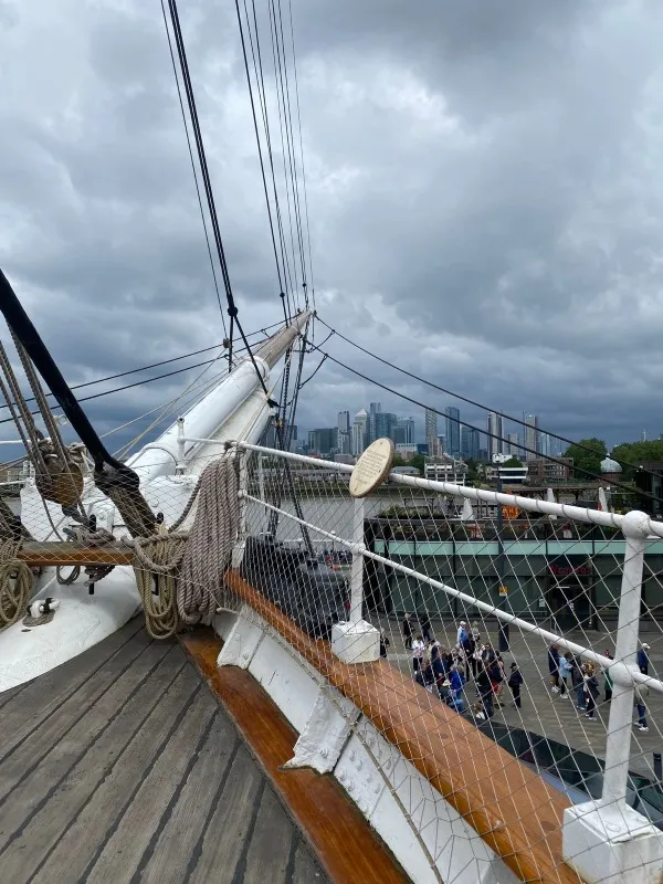 Ausblick Cutty Sark